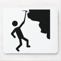 cliffhanger freeclimber climber climbing icon mousepads