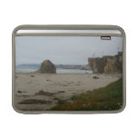 Cliffs Along Pismo Beach Shoreline Sleeve For Macbook Air