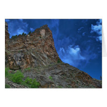 Cliffs and Clouds Note Card (blank)