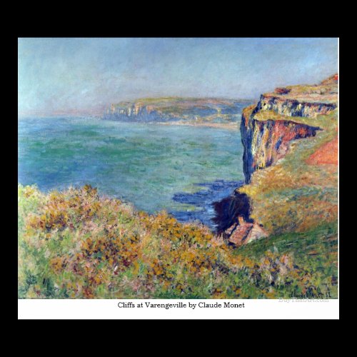 Cliffs at Varengeville by Claude Monet Posters