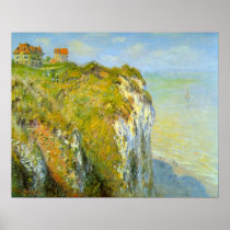 Cliffs by Claude Monet Print