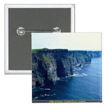 Cliffs of Moher, County Clare, Ireland Pinback Buttons