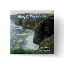 Cliffs of Moher Ireland Design #3 Button
