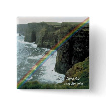 Cliffs of Moher Ireland Design #3 Button