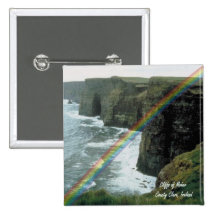 Cliffs of Moher Ireland Design #3 Button