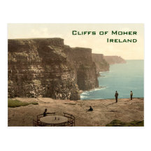 Cliffs of Moher Irish Music Jig Postcard