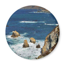 Cliffs On See Fridge Magnets