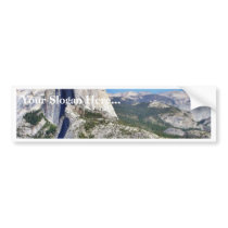 Cliffs Yosemite Halfdome Sierras bumper stickers by lifesphere Cliffs Yosemite Halfdome Sierras bumper stickers