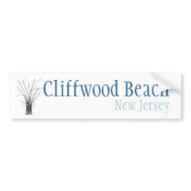 Cliffwood Beach, New Jersey bumper stickers by sfurmato Cliffwood Beach, New Jersey bumper stickers