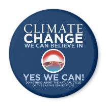 Climate Change - Yes We Can Obama Parody Magnet