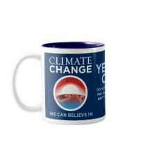 Climate Change - Yes We Can Obama Parody Mug