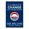 Climate Change - Yes We Can Obama Parody Poster posters by monkeyclown Climate Change - Yes We Can Obama Parody Poster posters