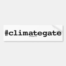 Climategate hastag bumper sticker