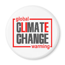ClimateGate, lie, climate change, global warming Fridge Magnet