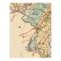 Climatological map of the State of Maryland Post Card