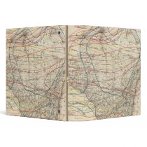 Climatological map of Wisconsin 3 Ring Binder