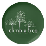 Climb a tree design plates