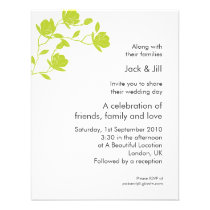 Climb High (lime) 4.25x5.5 invitations