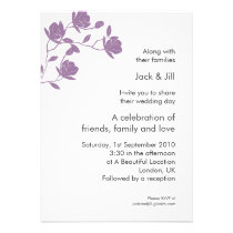 Climb High (purple) 5x7 invitations