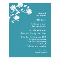 Climb High (white on teal) 4.25x5.5 invitations