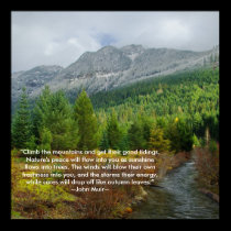 Climb the mountains posters