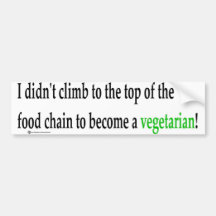 climb veg bumper stickers