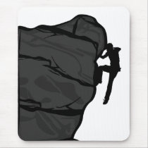 Climber Bouldering Mousepad