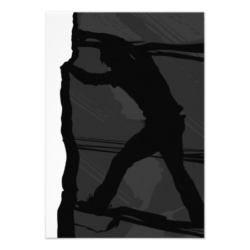 Climber Bouldering RSVP Card Personalized Invitation