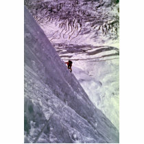 Climber on south face of Annapurna, 5800 meters, N Acrylic Cut Out