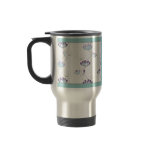 climbing flowers pattern 2 mugs
