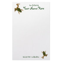Climbing Frog Stationery