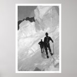 Climbing Mount McKinley Alaska 1906 Print