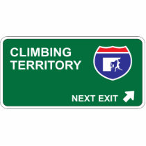 Climbing Next Exit photo sculptures by whatitis Climbing Next Exit photo sculptures