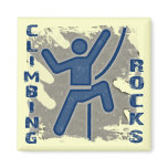 Climbing Rocks Magnets