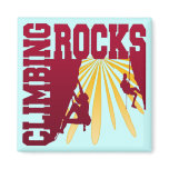 CLIMBING ROCKS REFRIGERATOR MAGNETS