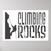 Climbing Rocks Posters
