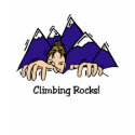 Climbing Rocks t-shirt