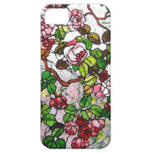 Climbing Roses - stained glass iPhone 5 Cover