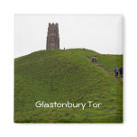 Climbing the Tor Refrigerator Magnet