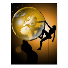Climbing the world postcards