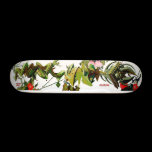 Climbing Thorny Tag Roses -  Skate Deck Art