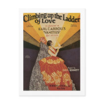 Climbing Up The Ladder Of Love Songbook Cover Post Card