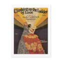 Climbing Up The Ladder Of Love Songbook Cover postcards by vintagegiftmall Climbing Up The Ladder Of Love Songbook Cover postcards