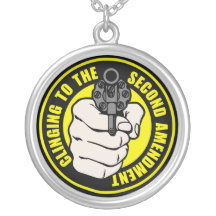 Clinging to the Second Amendment Necklace