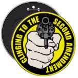 Clinging to the Second Amendment Pin