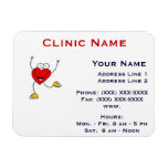 Clinic Promotionl Magnet -Horizonttl/Dancing Heart