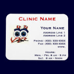Clinic Promotionl Magnet -Horizonttl/Happy Eyes magnets