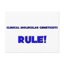 Clinical Molecular Geneticists Rule! postcards