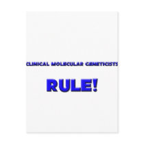 Clinical Molecular Geneticists Rule! postcards