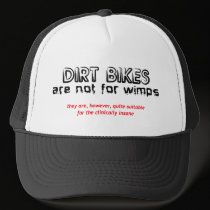 Clinically Insane Dirt Bike Motocross Cap Hat hats